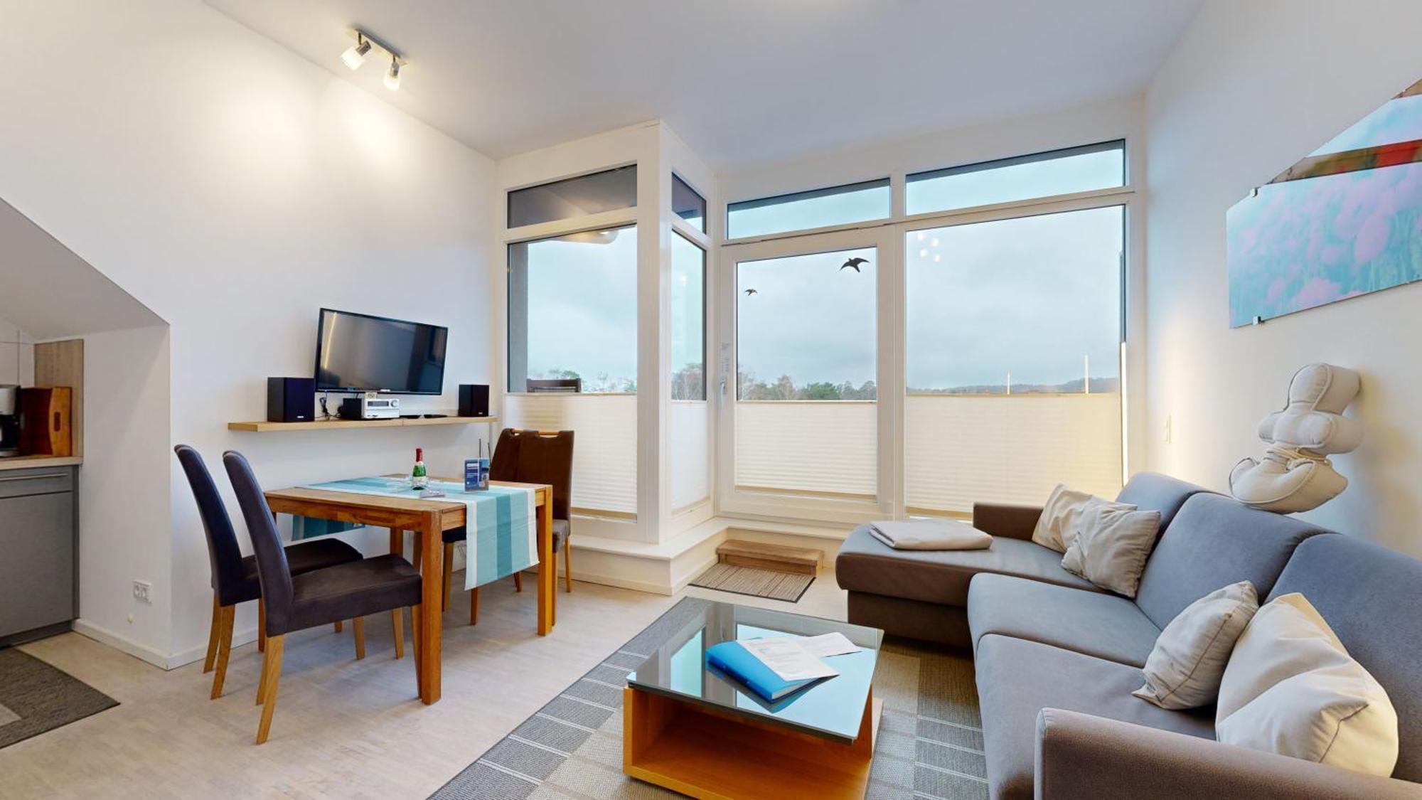 Duenenresort In Binz, Strandnahe Und Moderne Fewos Mit Balkon, Teilweise Mit Meerblick, Buitenkant foto