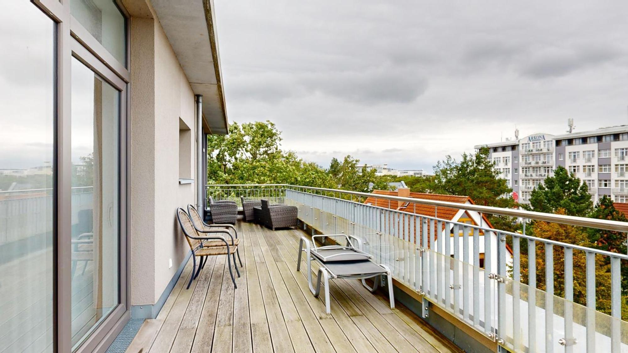 Duenenresort In Binz, Strandnahe Und Moderne Fewos Mit Balkon, Teilweise Mit Meerblick, Buitenkant foto